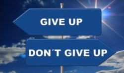 do not give up!